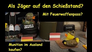 Darf ein Jäger mit EUFeuerwaffenpass zum Schießtraining ins Ausland  Waffengesetz [upl. by Nnawtna]