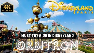 Disneyland Paris  Orbitron Ride  Inside amp Outside  Full POV 4K Ride [upl. by Oicaro801]