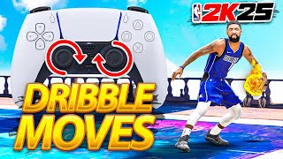 NBA 2K25 BEST DRIBBLE TUTORIAL for BEGINNERS w HANDCAM  BEST DRIBBLE MOVES in NBA 2K25 [upl. by Nester]