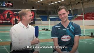 Olympic champion Viktor Axelsen talks about his goal for Paris 2024 in Chinese｜Badminton｜Denmark [upl. by Saw]