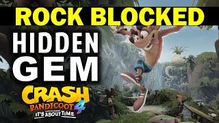 Rock Blocked Hidden Gem Location  Crash Bandicoot 4 Its About Time [upl. by Atnoek]