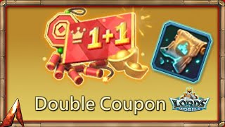 Double Coupon is Here Double Fortify Your Castle Packs Lords Mobile [upl. by Bianchi]