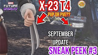 😲 X23 T4 NEW UNIFORM PvP or PvE  Sneak Peek 3  Marvel Future Fight [upl. by Kyle]