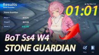 0101200 STONE GUARDIAN Battlefield Of Time Season 4 Week 4  Solo Leveling Arise [upl. by Enylcaj]