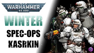 Winter SpecOps Kasrkin  Paint Weathered White Armour The Easy Way [upl. by Goober]