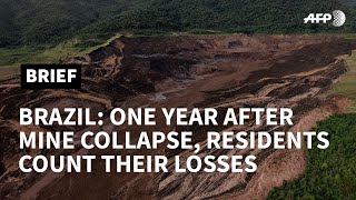 Brazil One year after dam burst Brumadinho on standby  AFP [upl. by Wait]