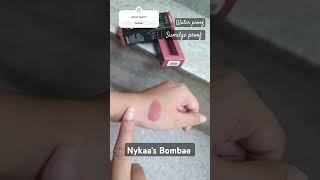 Nykaa lips nykaa nykaahaul lipstick nykaalipsticks bombae lipshades [upl. by Alikam180]