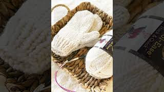 Easy Mittens Knitting Pattern [upl. by Reamy]