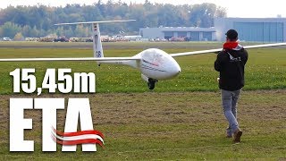 1545m WINGSPAN 50 ETA GLIDER BY GERNOT BRUCKMANN [upl. by Pazia]