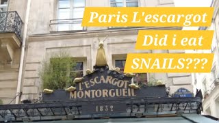 Paris Lescargot Did I eat SNails [upl. by Eladnyl]