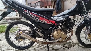 Knalpot Kawahara gt pro new satria fu [upl. by Judi]