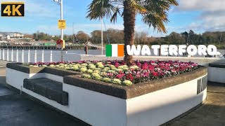 WATERFORD CITY IRELAND Walking Tour Waterford Crystal Waterford Museum Full Tour 4K [upl. by Yattirb677]