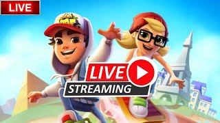 English Subway Surf  😄 Happy stream  Playing Solo  Streaming with Turnip [upl. by Merci]