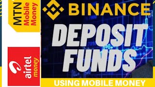 How to Deposit On Binance Using Mobile Money and Crypto [upl. by Eugilegna]