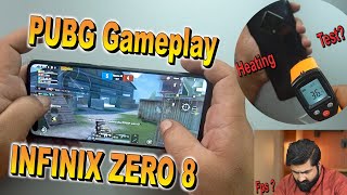 INFINIX ZERO 8 Gaming Review  PUBG Game play  Heat Test amp Battery Drain TEST [upl. by Drannel640]