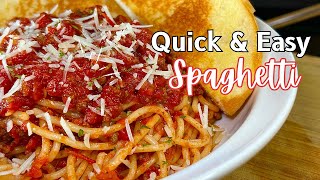 Quick and Easy Homemade Spaghetti Sauce 20 Minutes [upl. by Ativ]