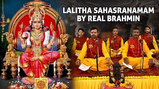 Sri Lalitha Sahasranama Strotram  Recitation by traditional North Indian Brahmins [upl. by Xavler828]