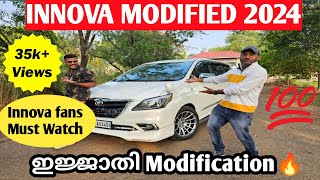 innova modified  innova modification malayalam  innova car  innova modified interior  FACE LIFT [upl. by Birkner724]