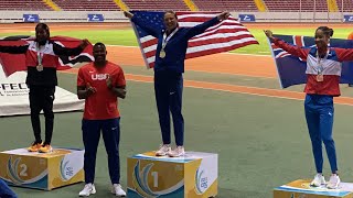 2023 NACAC U23 Championships  100m Final  Mia BrahePedersen [upl. by Nodnil]