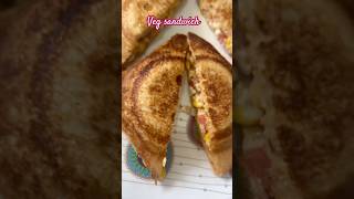 Veg sandwich 🥪 food recipe cookingshorts trendingviralshorts [upl. by Akerdal185]