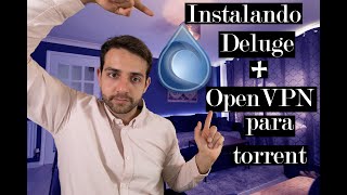 Como instalar Deluge VPN para baixar seus arquivos torrente diretamente ligados a sua VPN [upl. by Annoet]