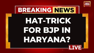 Haryana Results LIVE Big Win For BJP In Haryana  Haryana Assembly Elections LIVE Result Updates [upl. by Craig880]