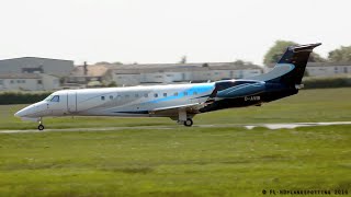 Great looking Embraer ERJ135 BJ Legacy 600 DAVIB at Cambridge CBGEGSC [upl. by Aible538]