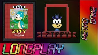 Zippy the Porcupine ATARI 2600 Longplay 60fps Homebrew [upl. by Asile]