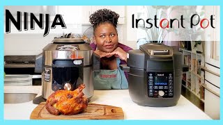 Ninja Foodi Smart XL Pressure Cooker VS Instant Pot Ultimate lid [upl. by Anatola]