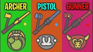 MooMooio ARCHER vs PISTOL vs GUNNER [upl. by Kiryt]