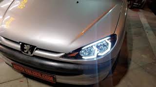 Peugeot 206 pair of front light p325 [upl. by Anerev168]