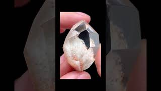 Premium White Phantom Quartz  The Colors of Winter crystals gemstone shorts pendant [upl. by Peters153]