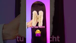 Voluminöser Zopf mit Haarklammer 🩷🤩 zopf haarklammer frisur frisuren frisurentutorial shorts [upl. by Odella]