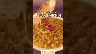 Garlic Palak Khichdi RecipeRestaurant Style Recipeलहसुन पालक खिचड़ीRicha Home Kitchenshorts [upl. by Sephira]