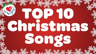 Top 10 Christmas Songs with Lyrics 🎄 Merry Christmas 2024 Playlist 🎅 [upl. by Adlihtam]