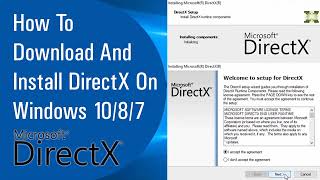 how to fix DirectX how to download Directx how to install Directx Directx all problem solution [upl. by Ydderf903]