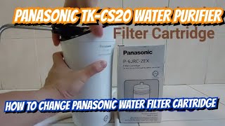 How to change panasonic water filter cartridge  how panasonic [upl. by Ynahpit2]