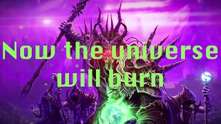 GLORYHAMMER  Rise Of The Chaos Wizards  Lyrics [upl. by Gris]