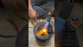 Complete Process of Melting Gold for Jewelry Making  StepbyStep Guide [upl. by Auria]