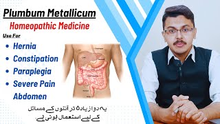 Plumbum Metallicum Homeopathic Medicine Use for HerniaSevere Abdomen painconstipation Paraplegia [upl. by Enniroc]