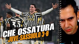 Così rischio di perdere tutti i capelli 😏 JuventusSassuolo 30 [upl. by Hesketh152]