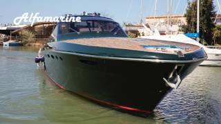 Green Itama 75 Yacht Spostamento e VaroShifting and launch [upl. by Bride]