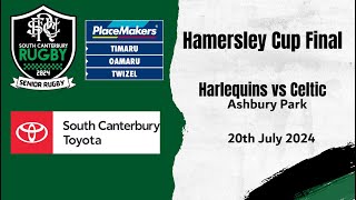 Hamersley Cup Final Harlequins vs Celtic 20th July 2024 [upl. by Yortal762]