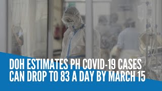 DOH estimates PH COVID19 cases can drop to 83 a day by March 15 [upl. by Nothgierc]