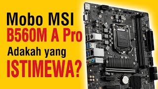 Unboxing Motherboard Mainboard MSI B560MA Pro LGA 1200 Chipset B560 DDR4 Bisa Intel Gen 10 dan 11 [upl. by Aradnahc]