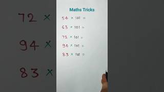 simple math multiplication ❌ short tricks  multiplied by 101 2 digits  shorts guna shortsvideo [upl. by Llennahs]