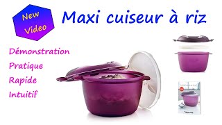 Maxi cuiseur à riz Microondes  Tupperware [upl. by Adiaros138]