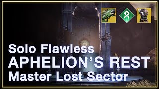 Master Aphelions Rest Lost Sector Under 2 minutes  Strand Hunter [upl. by Essirehc533]