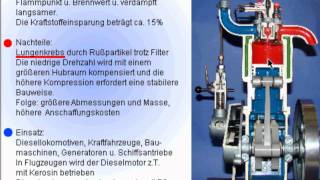 Dieselmotor 4TaktMotor vereinfacht [upl. by Darraj]