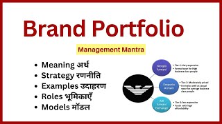 Brand Portfolio brand portfolio management brand portfolio strategy brand portfolio matrix [upl. by Novaj942]